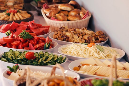 Açık Büfe Kahvaltı - Open Buffet Breakfast