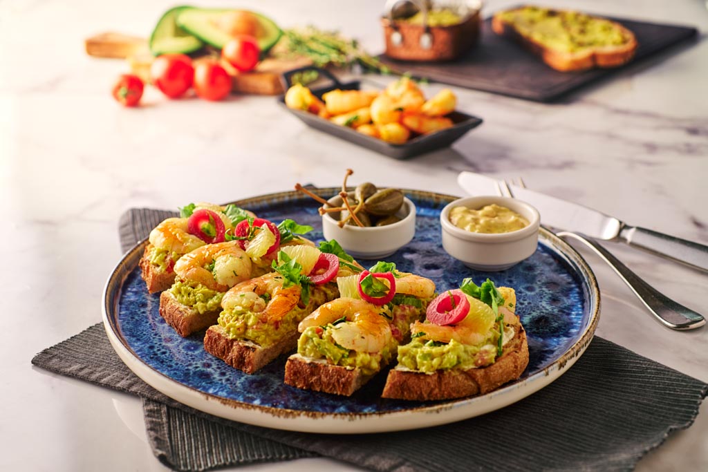 Karidesli Avokado Tartin