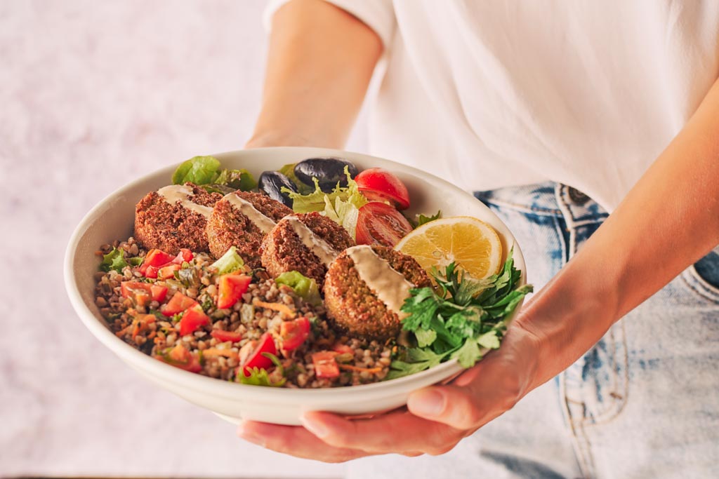 Falafel ve Karabuğday Tabbule One Bowl