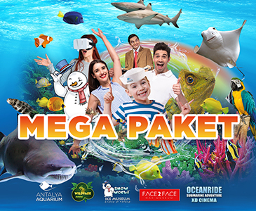 Antalya Aquarium - Mega Paket